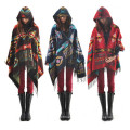 Autumn Winter Fashion Women Bohemia Cashmere Cape Coat